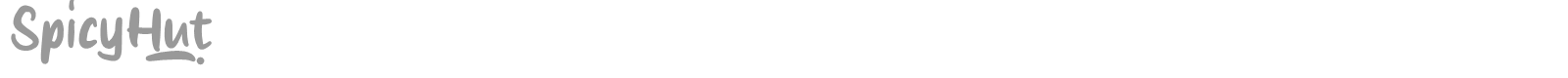Spicy Hut font preview